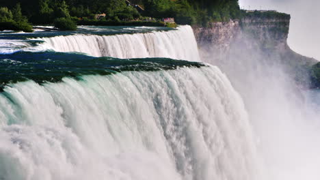 Wasserströme-Der-Niagarafälle---Die-Schöne-Natur-Amerikas-Und-Kanadas-Ein-Beliebter-Ort-Für-Besucher