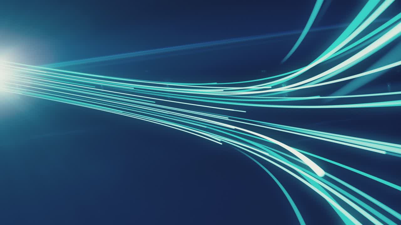 Abstract Fiber Optic Data Stream
