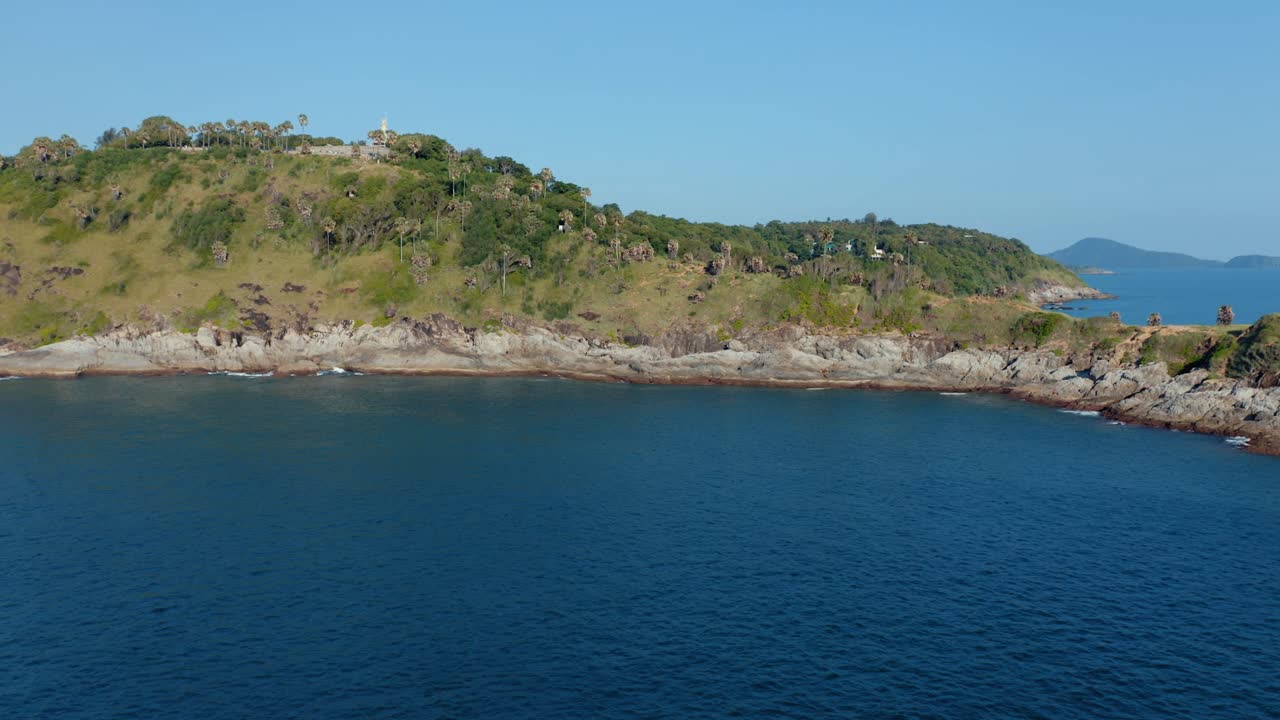 promthep 케이프, 유명한 일몰 위치의 조감도