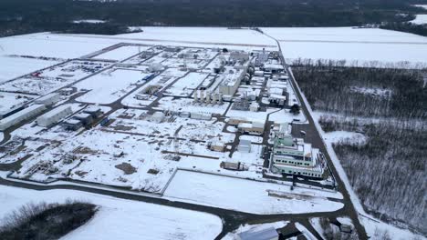 Gas-Connect-Austria-And-TAG-GmbH-Corporate-Office-And-Gas-Station-During-Winter-In-Austria