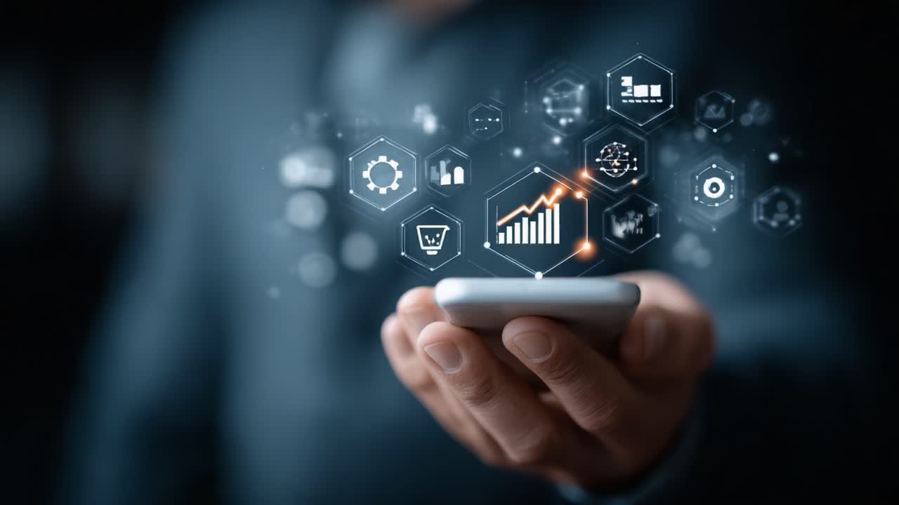 Exploring Digital Transformation: A Glimpse into Data Visualization and Analytics Through a Smart Device in a Modern Business Environment
