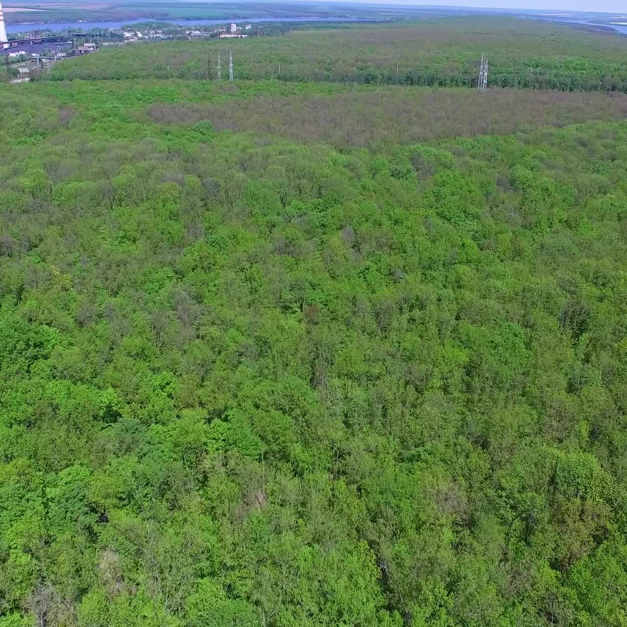 Smoking industrial pipes