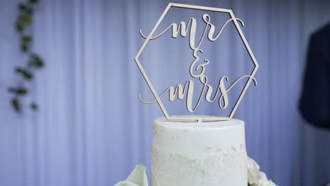 mr and mrs cake topper, wedding cake