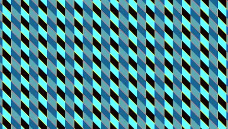 Animation consisting of intersected colored stripes.