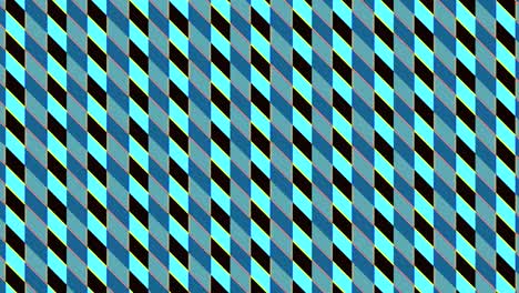 animation consisting of intersected colored stripes.