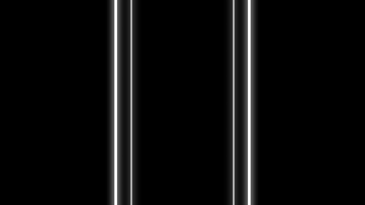 Dynamic Glowing Vertical Lines Animation on Black Background