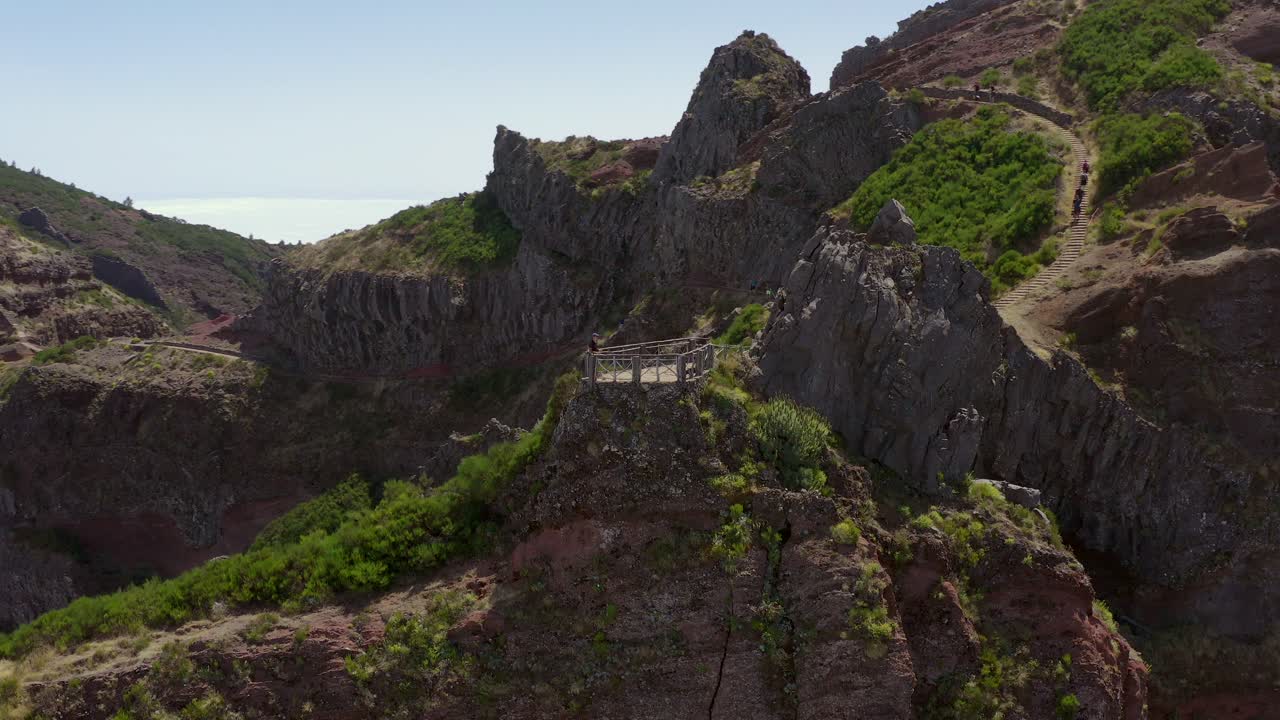 vista aerea del pico do arieiro