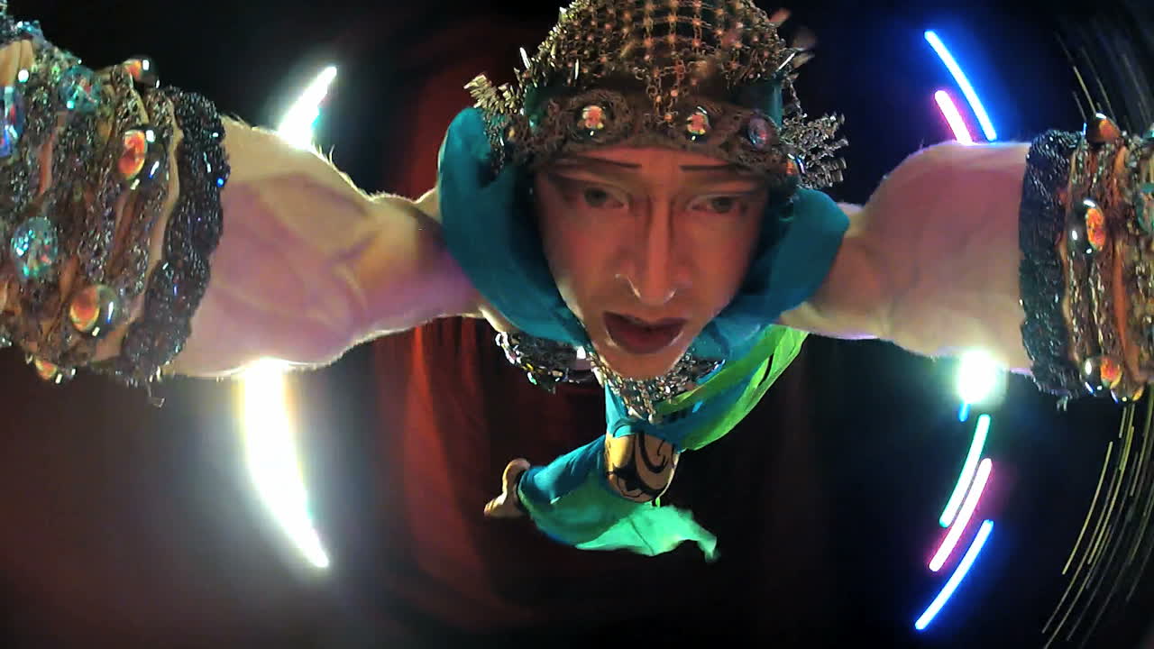 gimnasta haciendo un giro rápido