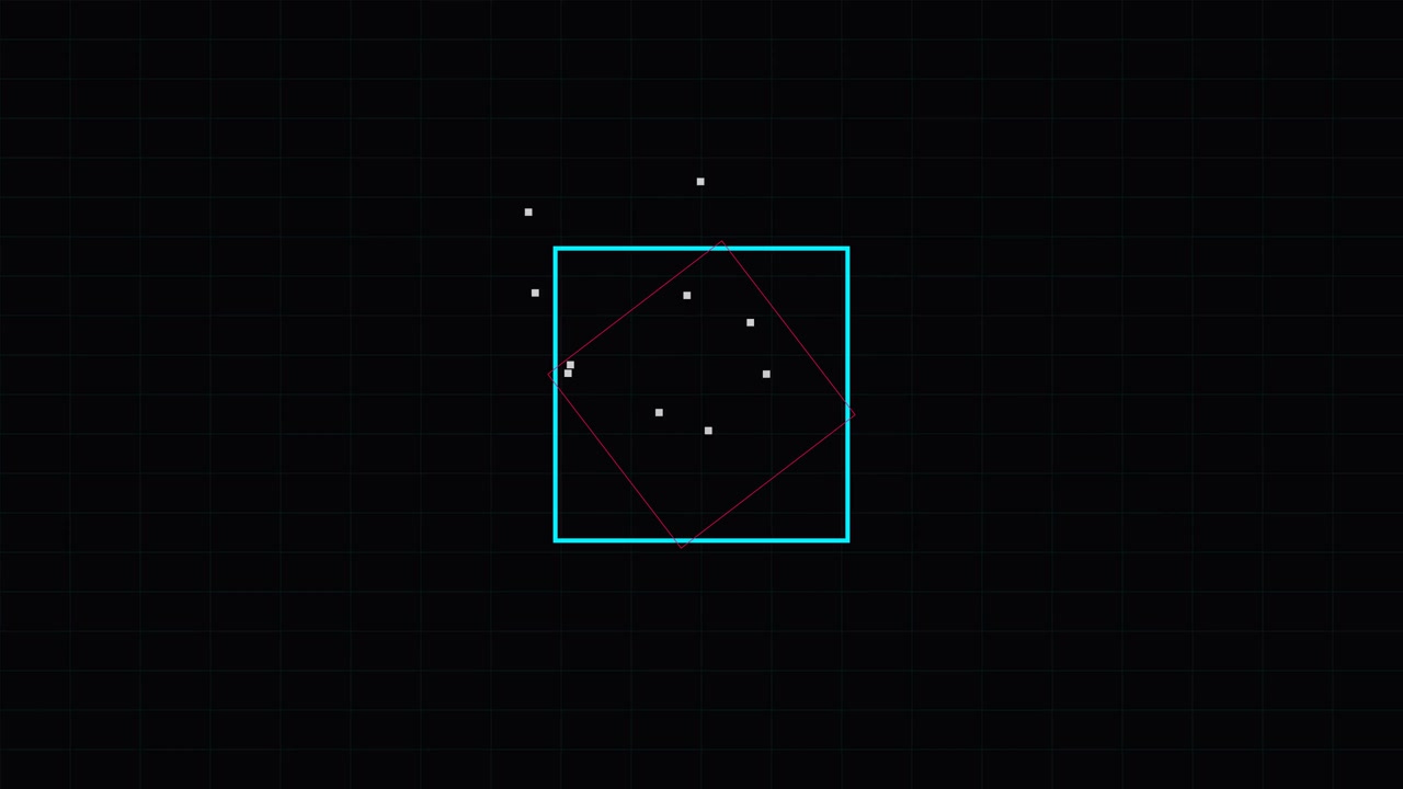 Abstract Geometric Motion Graphics with Shifting Squares and Lines