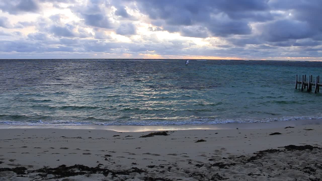 Australia&rsquo;s Gnarabup Beach at Margaret River popular venue for the sport of wing surfing