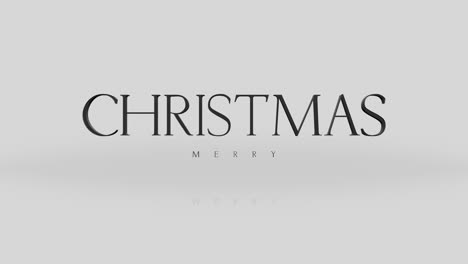 Elegance-style-Merry-Christmas-text-on-white-gradient