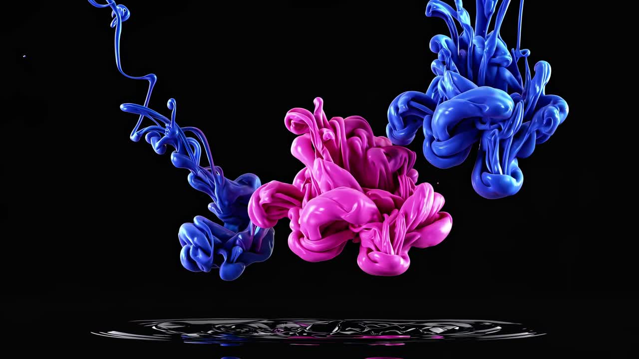 salpicaduras de tinta abstractas