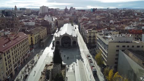 Mercado-Central-De-Zaragoza-Vista-Aérea