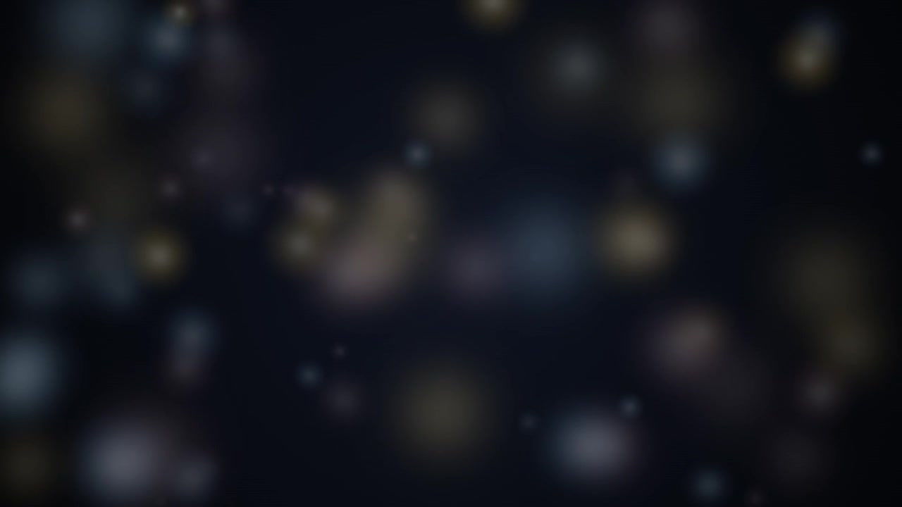 Abstract Background with Soft Glowing Bokeh Lights