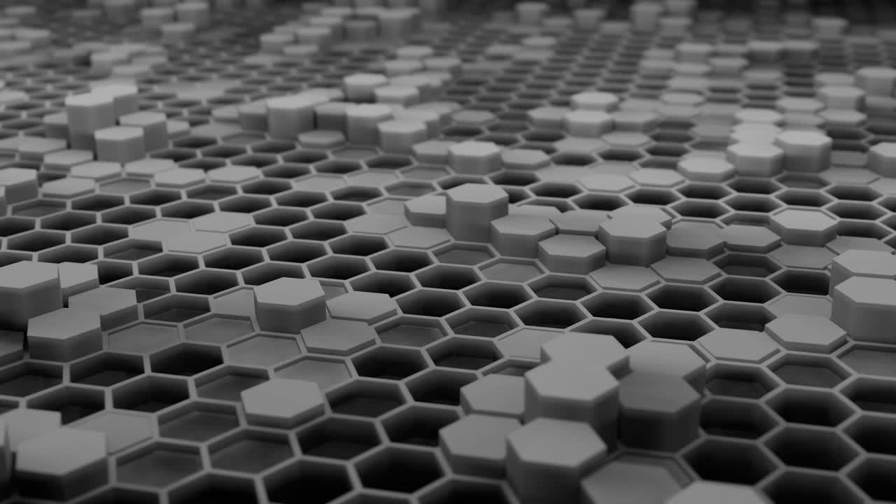 추상적인 육각형 패턴
