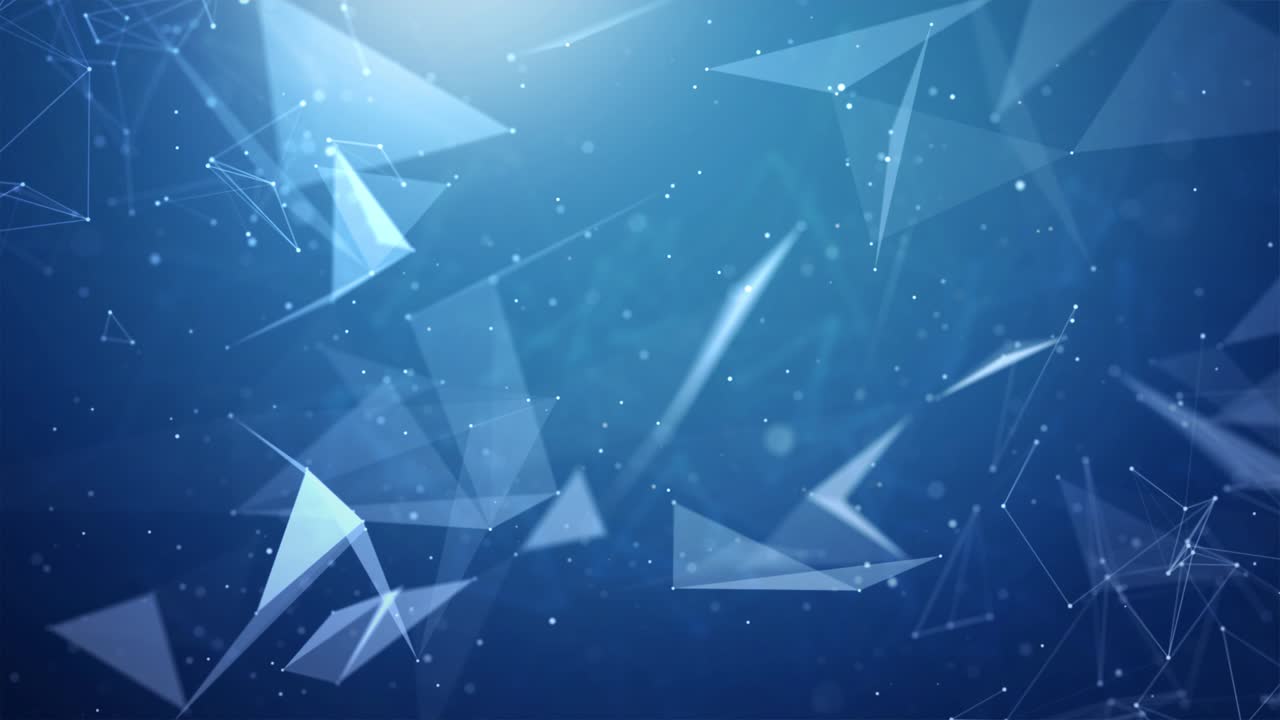 Abstract technology futuristic network with dark Loop background.