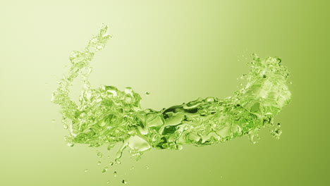 flowing water liquid background, 3d rendering.