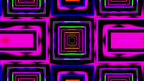 kaleidoscope squares loop motion background