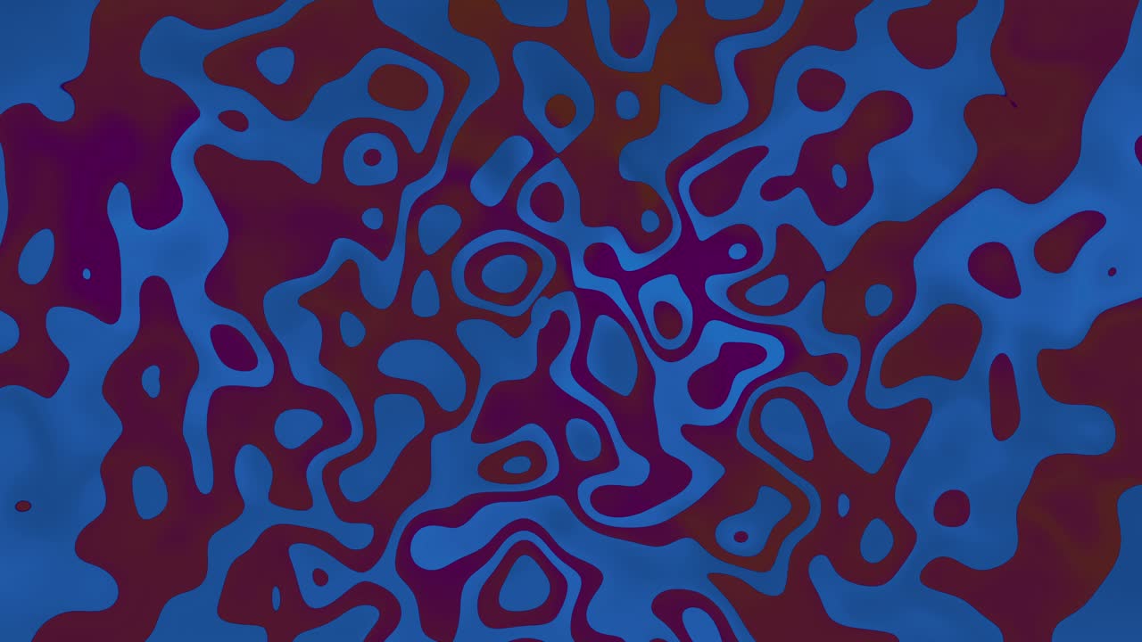 Loopable abstract blue and purple turbulent twirling pattern - swirling shapes, fluid and organic design creates a hypnotic, energetic effect, perfect for backgrounds or creative projects