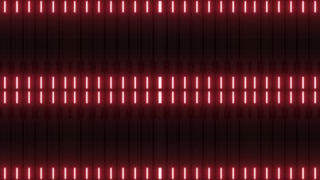 red neon light pattern on dark background