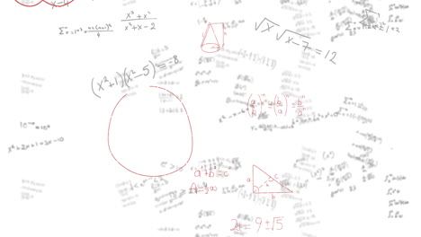 Animación-Del-Procesamiento-De-Datos-Matemáticos-Sobre-Fondo-Blanco