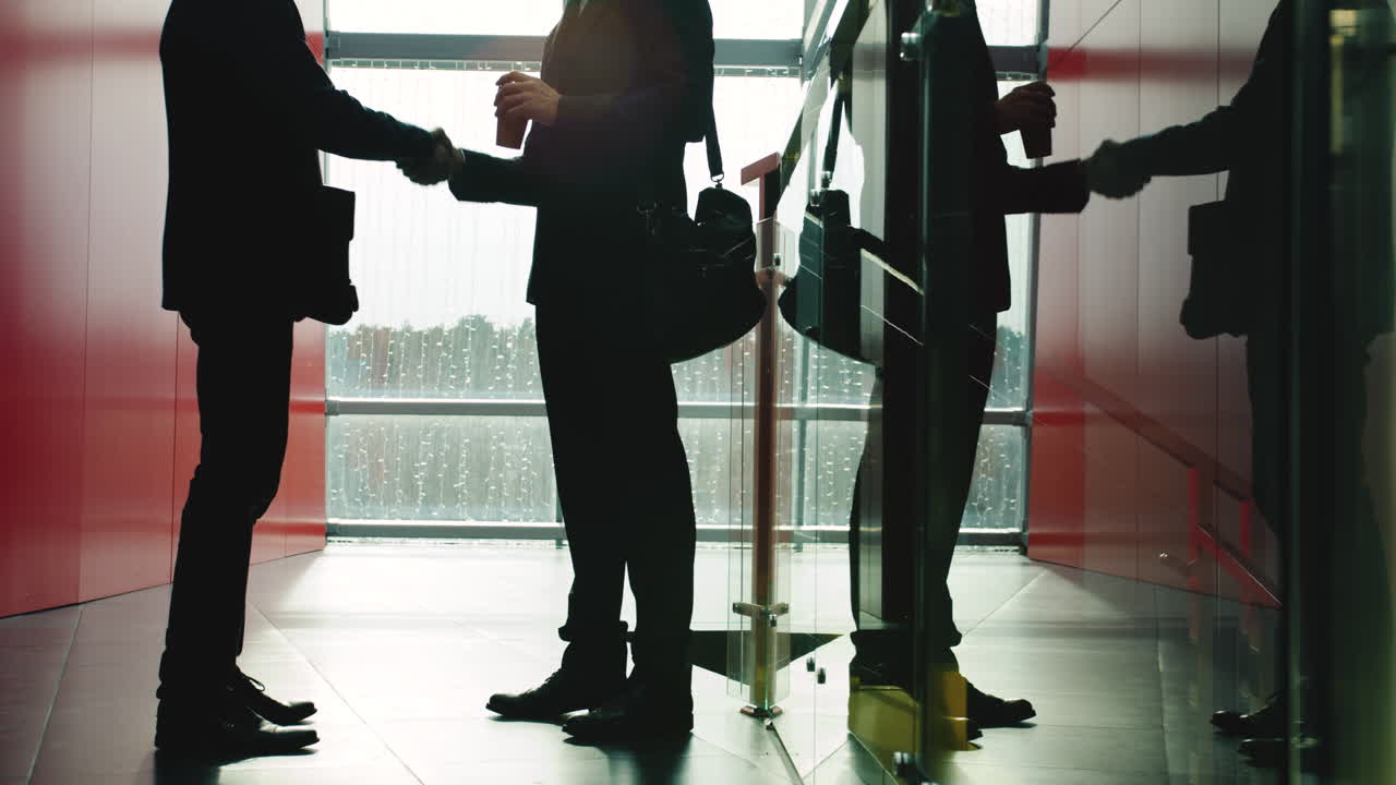 Businessmen Meeting in Modern Office