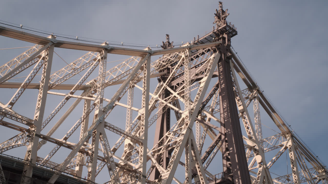 The Queensboro Bridge on an autumn day. Shot in Long Island City, Queens