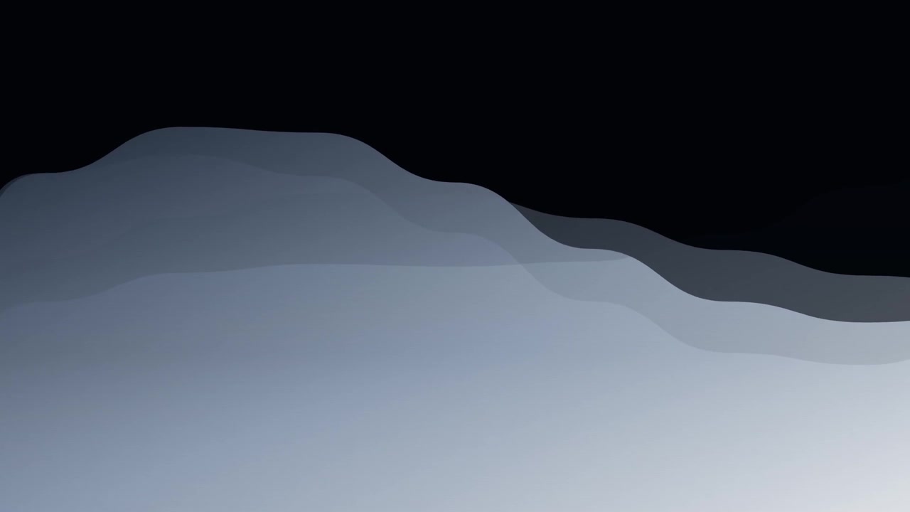 Abstract Motion Background with Smooth Grey Wavy Layers