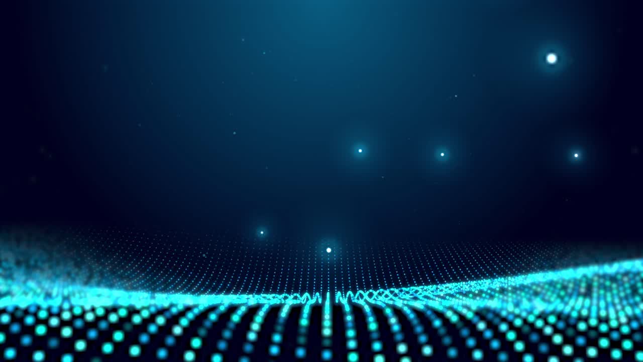 Dark blue digital wave abstract