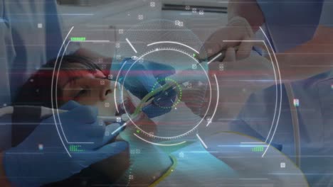 Animation-Des-Scope-Scannens-Und-Der-Datenverarbeitung-Bei-Verschiedenen-Zahnärzten-Und-Patienten