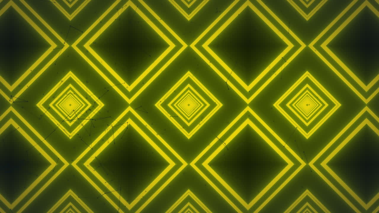 animación de estructuras químicas y formas verdes sobre un fondo negro