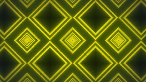 animación de estructuras químicas y formas verdes sobre un fondo negro