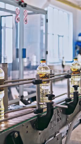 factory for the production of edible oils, automated line