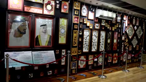 butterfly collection and portraits in dubai museum