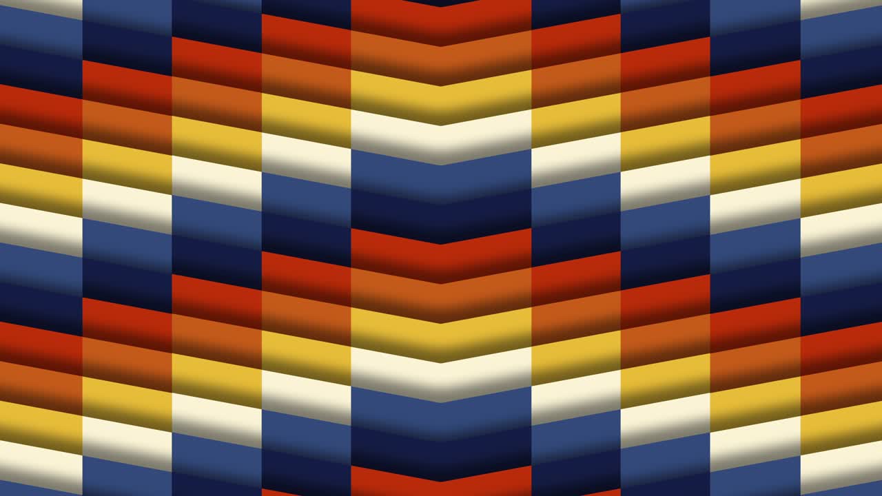 bucle de fondo de azulejos de chevrón multicolor