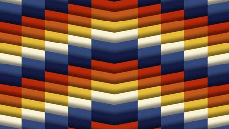 bucle de fondo de azulejos de chevrón multicolor