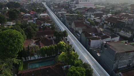 Vista-Aérea-Del-Nuevo-Fuerte-Del-Palacio-Blanco-De-Yogyakarta