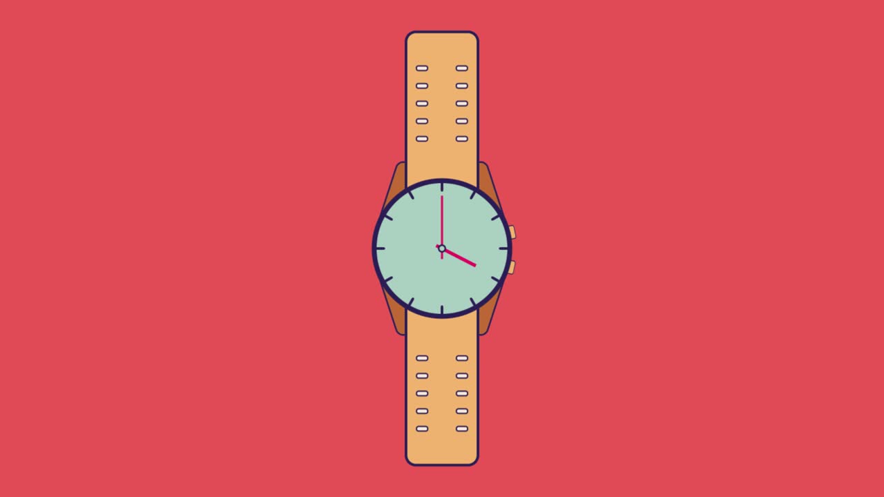 appearance of watches on a bright background
