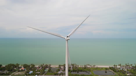 coastal wind power renewable energy wind farm by the sea