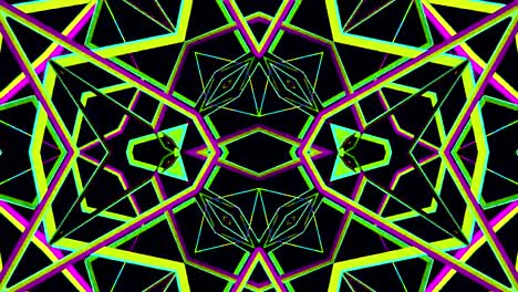 DJ-VJ-Loop-Kaleidoskop-Visueller-Abstrakter-Hintergrund