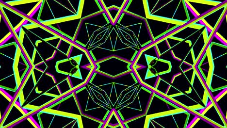 dj vj loop kaleidoscope visual abstract background