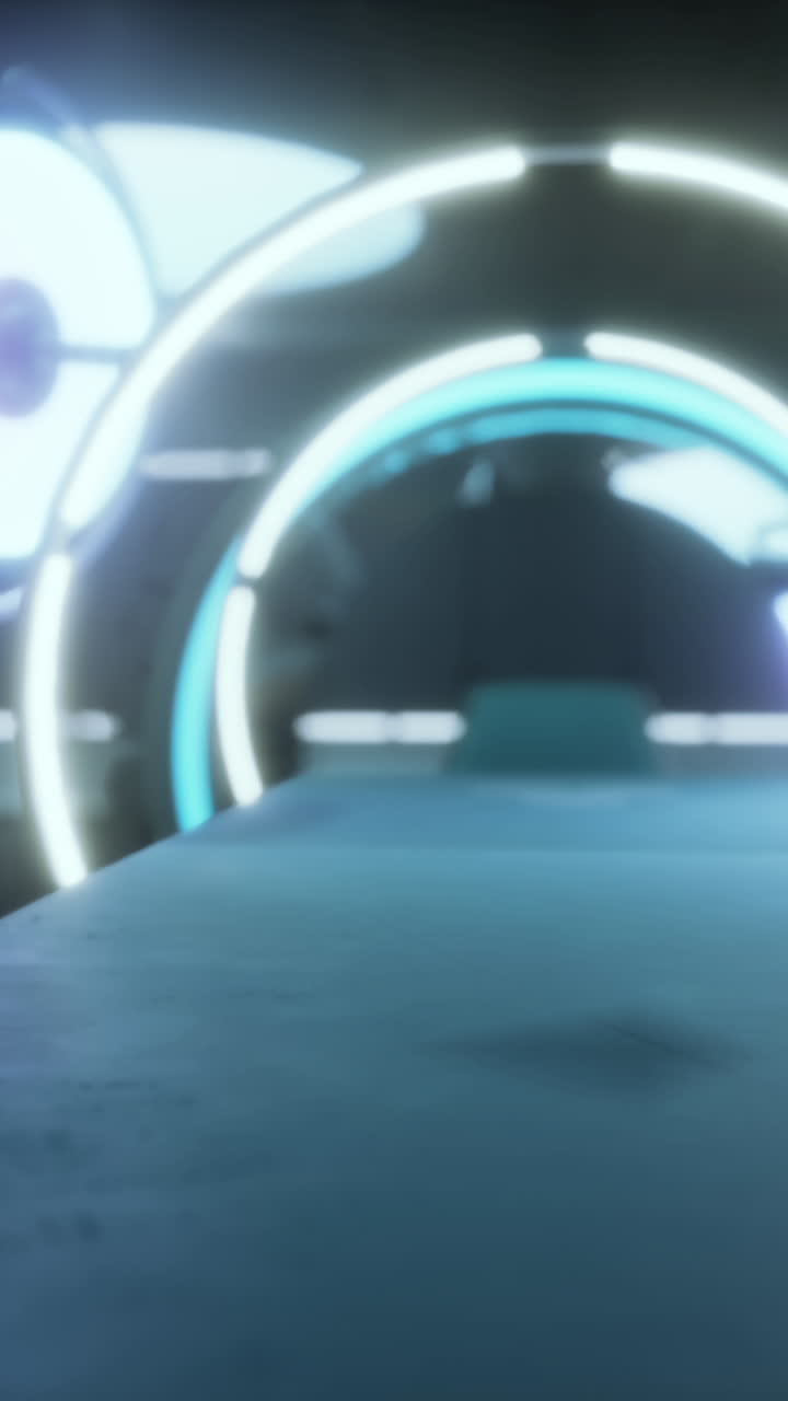 habitación médica futurista