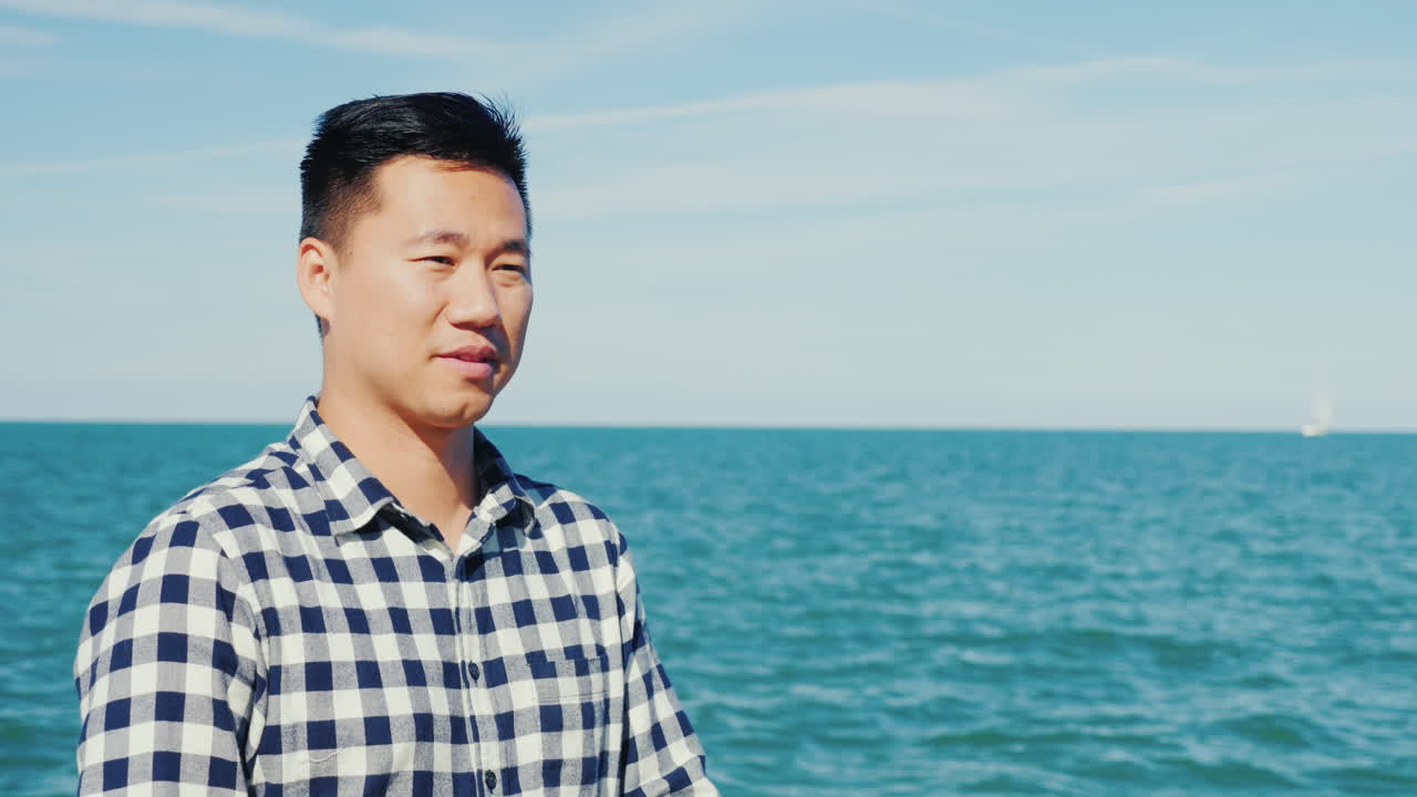 바다에서 아시아 흡연