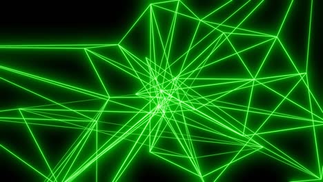 fondo de movimiento de líneas verdes