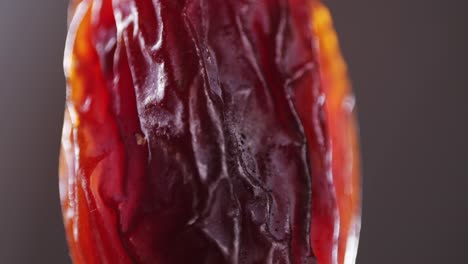 close-up of a raisin