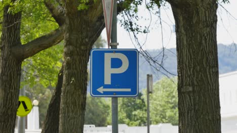 road signs near the road