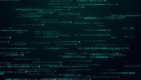 big data code running blue futuristic information technology computer digital numbers seamless