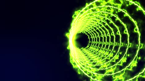 animación de túnel de círculo 3d gráficos de movimiento