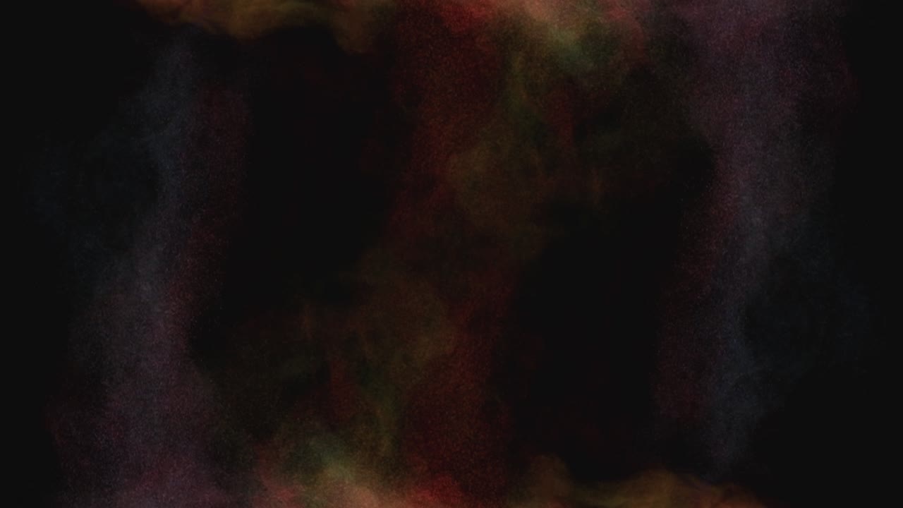 la corriente de humo colorido en cámara lenta