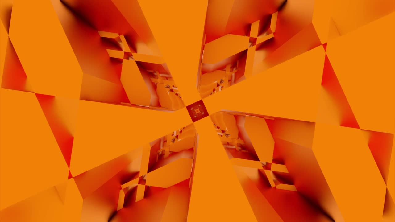 patrón geométrico abstracto en naranja